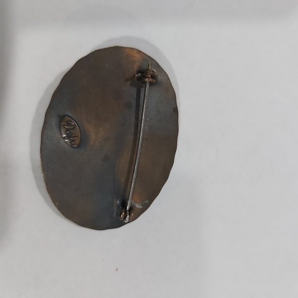 ⚠️⚠️SOLD⚠️⚠️Vintage oval brooch - Picture 5 of 5